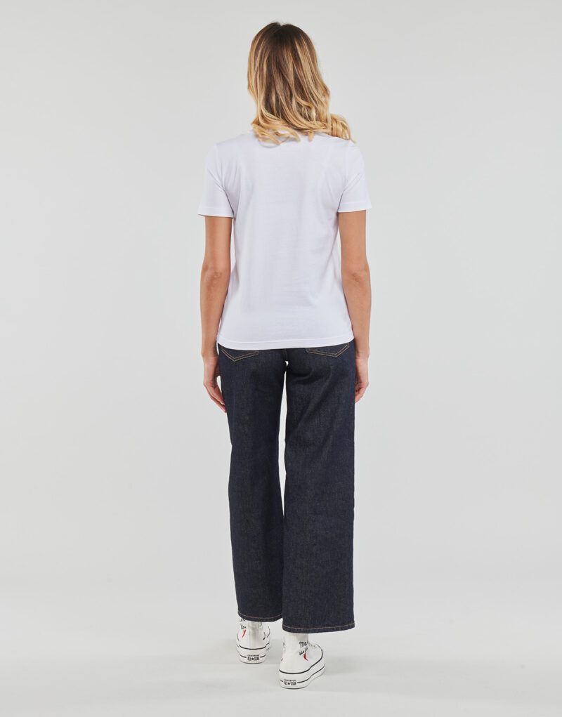 T-shirt  Diesel  T-REG-MICRODIV  Bianco T-shirt maniche corte Donna - 4