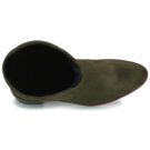 JB Martin 1JOLIE Khaki Damen-Stiefeletten mit Absatz - Gr&ouml;&szlig;e 6
