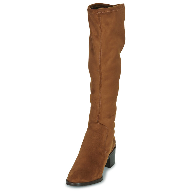 JB Martin 1JOLIE Braune Stiefeletten mit Absatz f&uuml;r Damen - Gr&ouml;&szlig;e 3