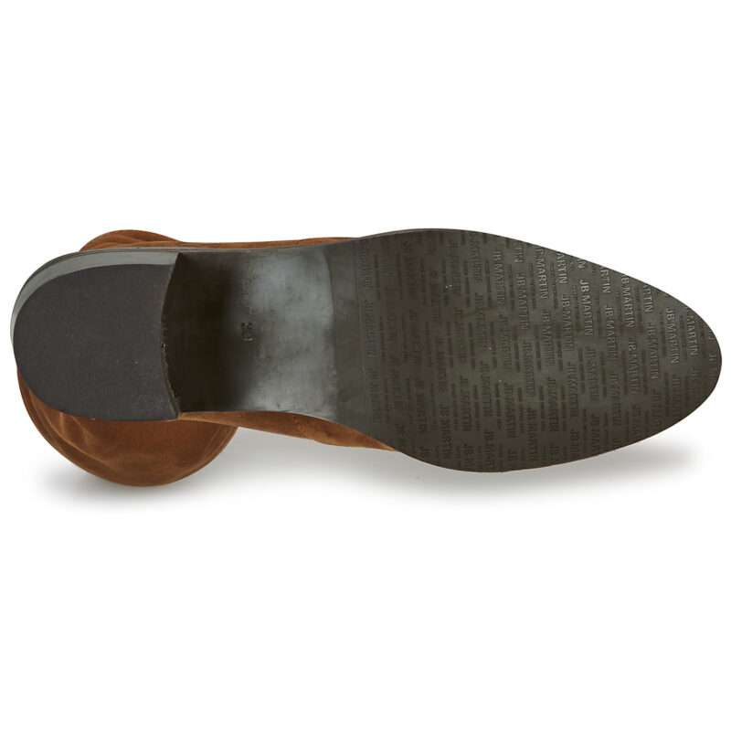 JB Martin 1JOLIE Braune Stiefeletten mit Absatz f&uuml;r Damen - Gr&ouml;&szlig;e 7