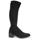 JB Martin 1JOLIE Schwarze Stiefeletten mit Absatz f&uuml;r Damen &ndash; Gr&ouml;&szlig;e 2