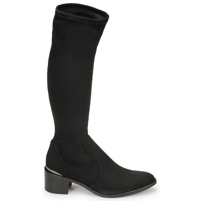 JB Martin 1JOLIE Schwarze Stiefeletten mit Absatz f&uuml;r Damen &ndash; Gr&ouml;&szlig;e 2