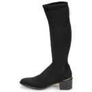 JB Martin 1JOLIE Schwarze Stiefeletten mit Absatz f&uuml;r Damen &ndash; Gr&ouml;&szlig;e 4