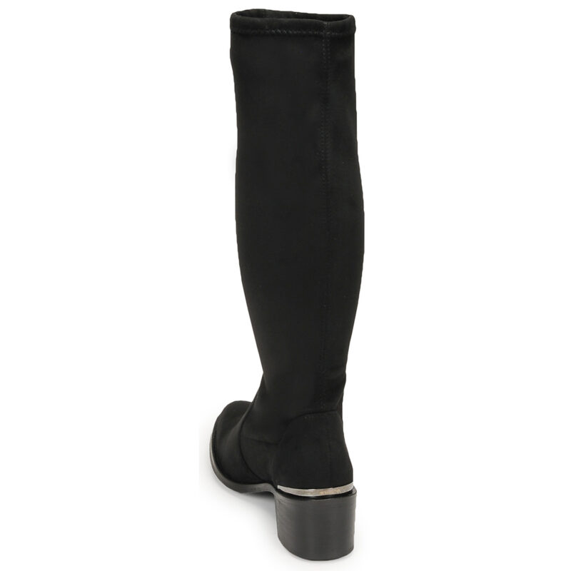 JB Martin 1JOLIE Schwarze Stiefeletten mit Absatz f&uuml;r Damen &ndash; Gr&ouml;&szlig;e 5