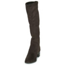 JB Martin 1JOLIE Braune Stiefeletten mit Absatz f&uuml;r Damen - Gr&ouml;&szlig;e 3