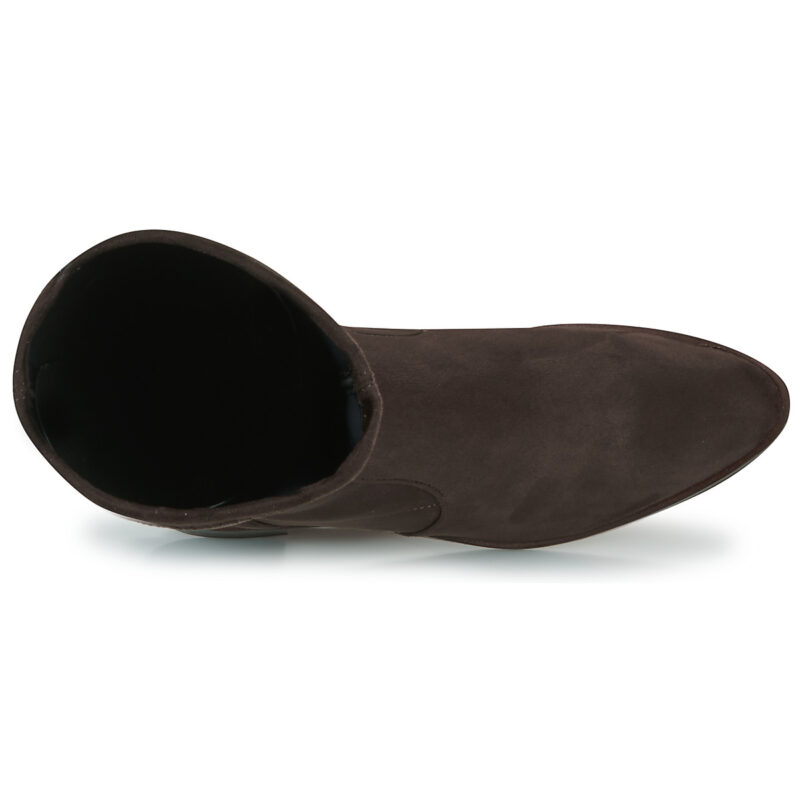 JB Martin 1JOLIE Braune Stiefeletten mit Absatz f&uuml;r Damen - Gr&ouml;&szlig;e 6