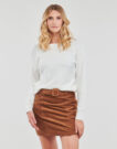 Pull  Molly Bracken Pulls blancs pour femmes E1601AH - 2
