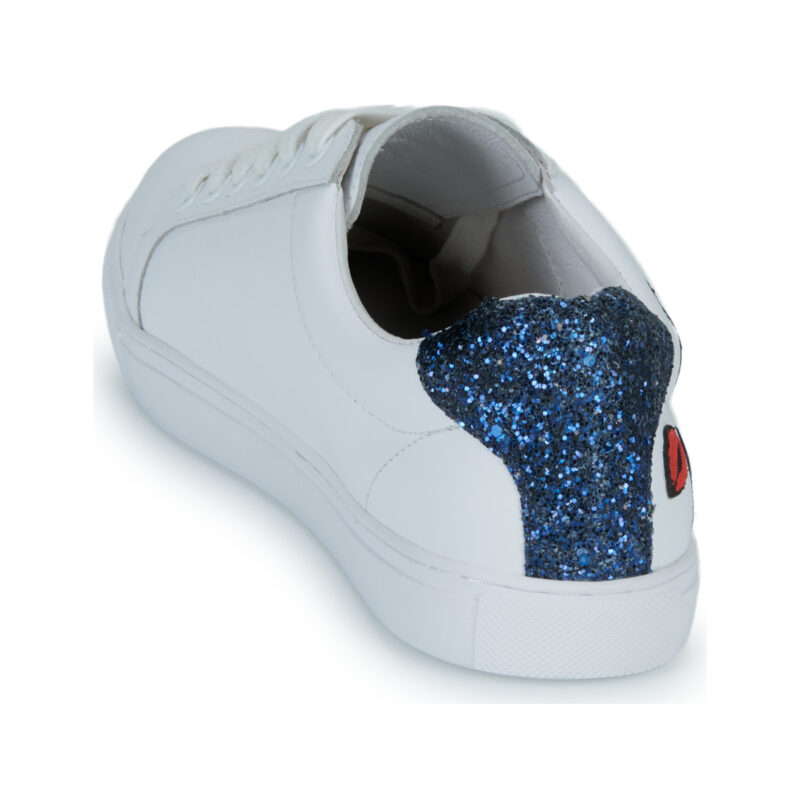 Bons baisers de Paname SIMONE JE T AIME MOI NON PLUS White Low-top sneakers Women - 5
