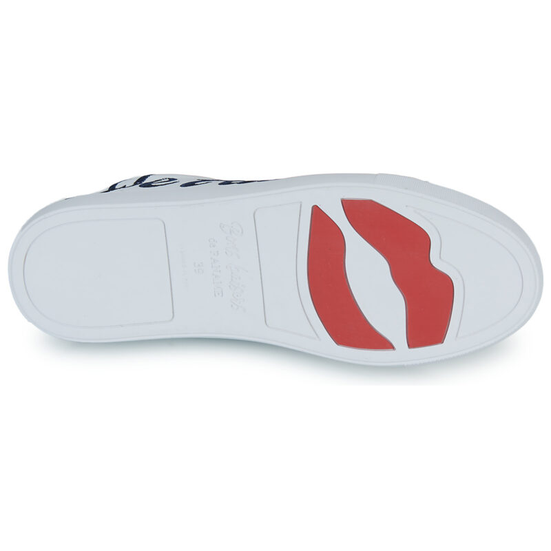 Bons baisers de Paname SIMONE JE T AIME MOI NON PLUS White Low-top sneakers Women - 7