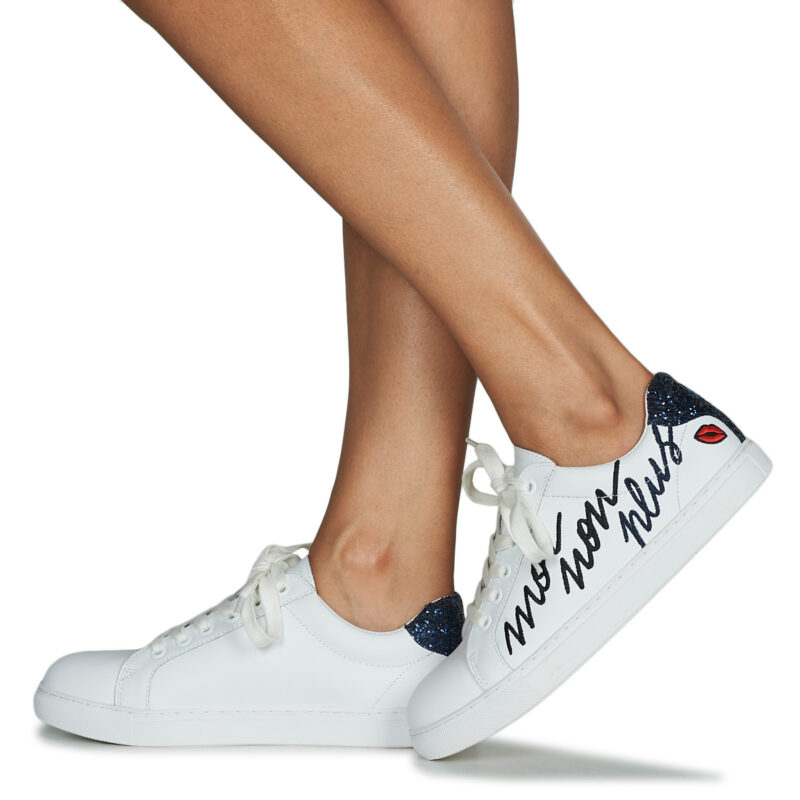 Bons baisers de Paname SIMONE JE T AIME MOI NON PLUS White Low-top sneakers Women - 8