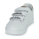 Bons baisers de Paname EDITH BESOIN DE RIEN ENVIE DE TOI Blanco Zapatillas bajas Mujer - 3