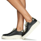 Betty London MABELLE Black Low Sneakers Women - 8