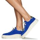 Betty London MABELLE Blue Low-Top Sneakers for Women - 8