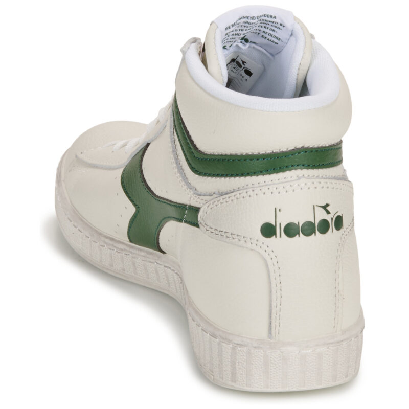 Diadora GAME L HIGH WAXED Bianco Sneakers alte Uomo - 5