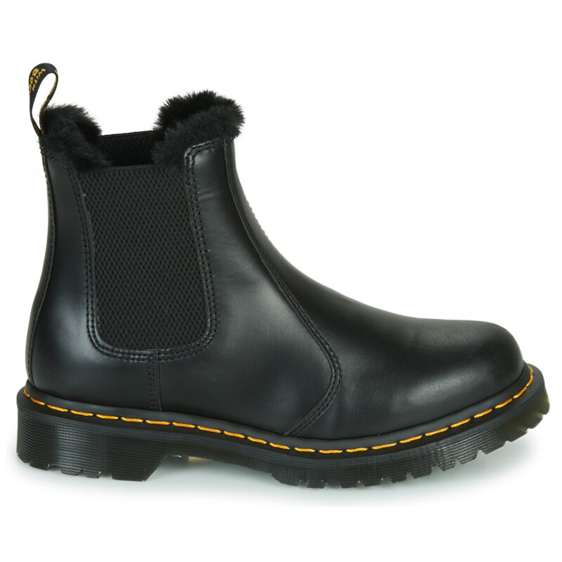 Dr. Martens 2976 LEONORE DARK GREY ATLAS Nero Stivaletti Donna - 2