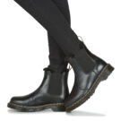 Dr. Martens 2976 LEONORE DARK GREY ATLAS Nero Stivaletti Donna - 8