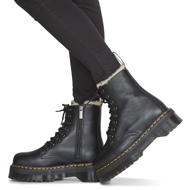 Dr. Martens  JADON FL BLACK PISA  Nero -  Stivaletti Donna - 8