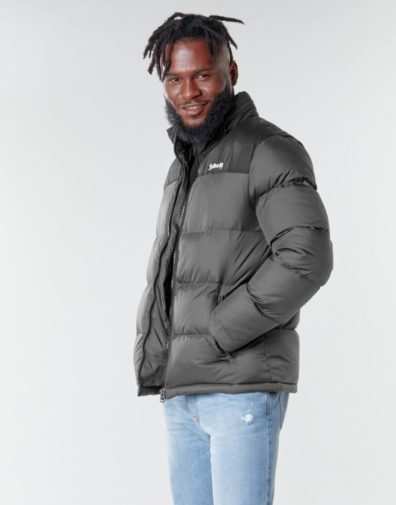 Schott Utah Daunenjacke Grau Herren Daunenjacken - Gr&ouml;&szlig;e 5