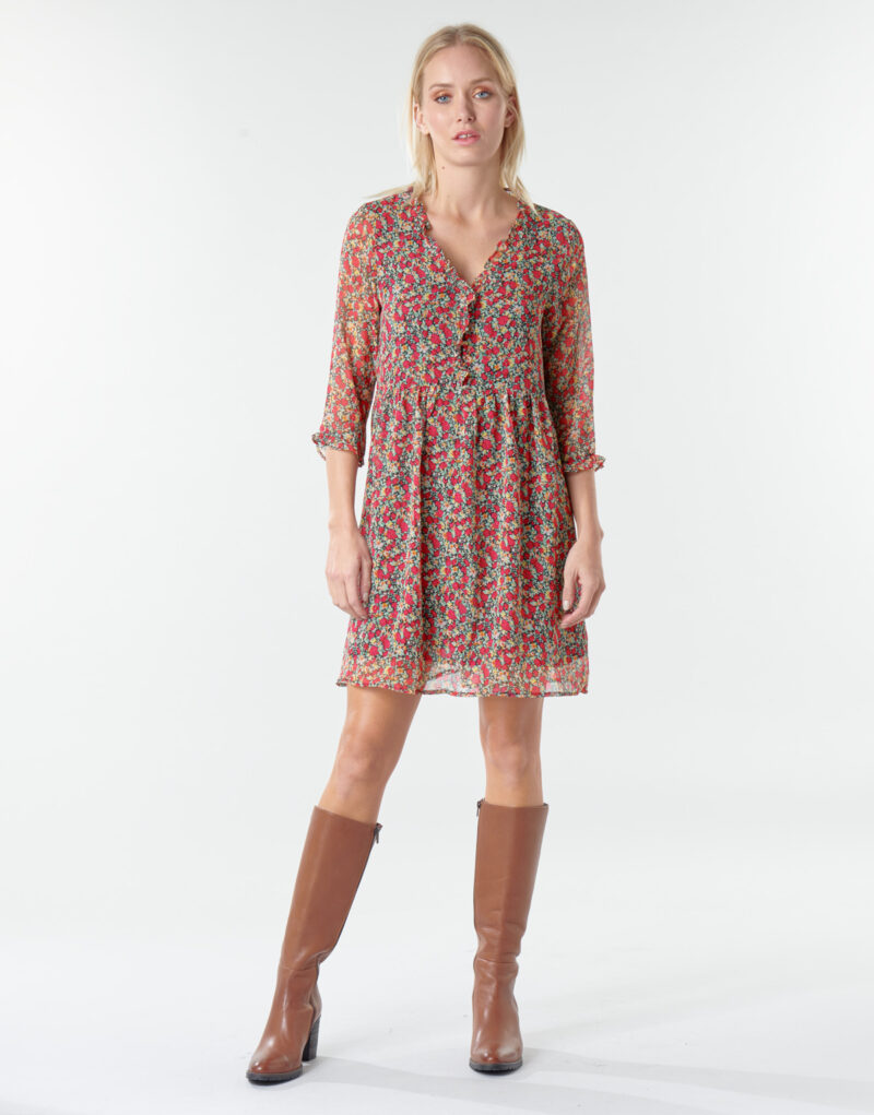 Abito corto Betty London NEBECCA Multicolore Abiti corti Donna - 2