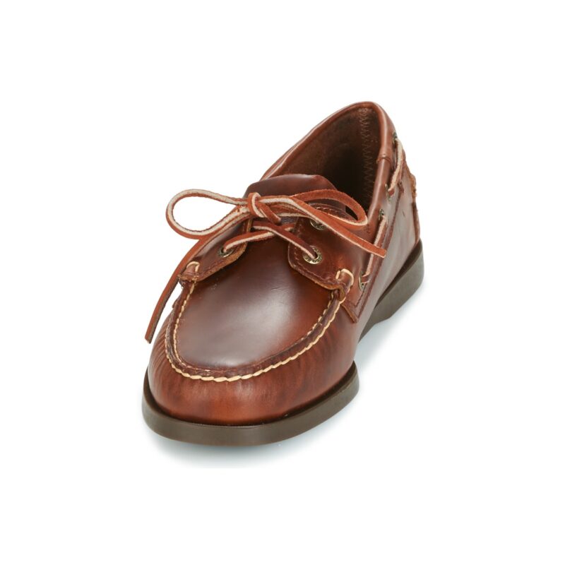 Sebago PORTLAND WAXED Brown Men's Boat Shoes - 3
