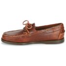 Sebago PORTLAND WAXED Brown Men's Boat Shoes - 4