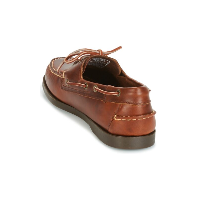 Sebago PORTLAND WAXED Brown Men's Boat Shoes - 5
