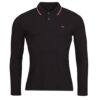 Polo &agrave; manches longues Emporio Armani 8N1FB5 Noir Polo &agrave; manches longues Homme