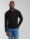 Polo &agrave; manches longues Emporio Armani Polo noir &agrave; manches longues pour homme 8N1FB5 - 2
