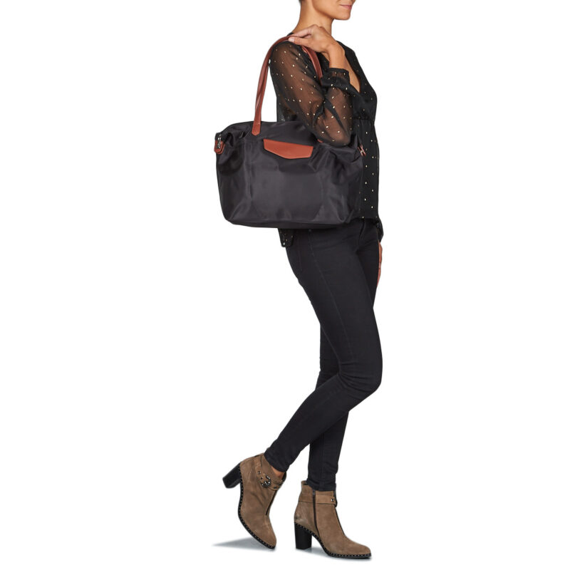 Hexagona POP Nero Borse a spalla Donna - 6