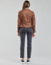 Leather jacketelle Oakwood CLIPS 6 Brown Jackets in pelle Donna - 4
