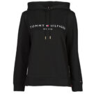 Felpe con cappuccio Tommy Hilfiger HERITAGE HILFIGER HOODIE LS Nero Felpe con cappuccio Donna - 1