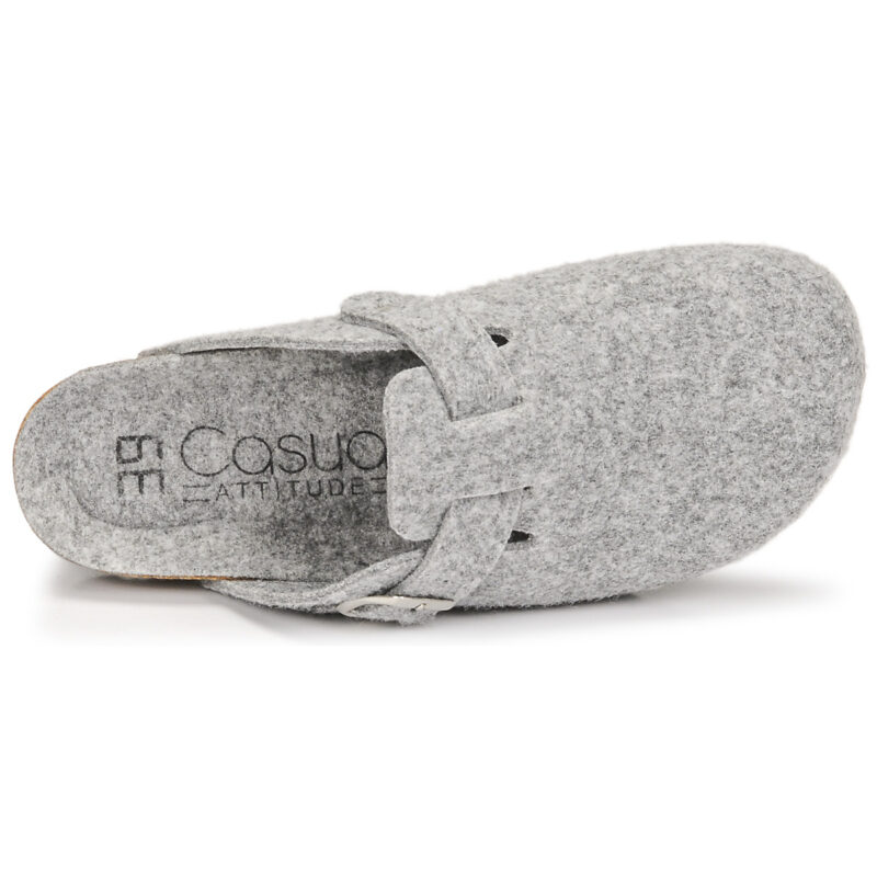 Casual Attitude MILORD Grey Women's Slippers - 6