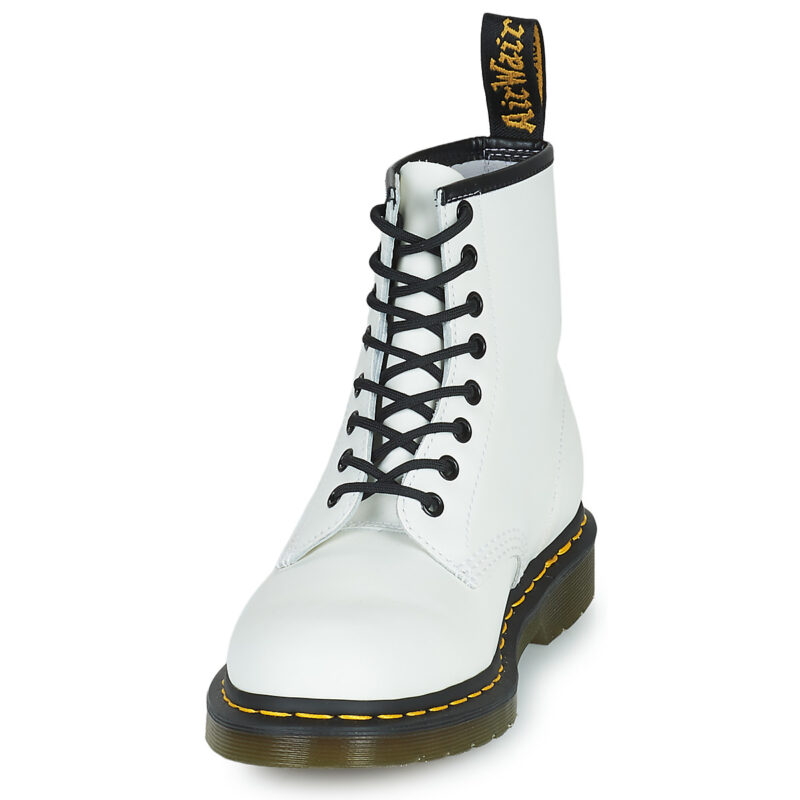 Dr. Martens 1460 WHITE SMOOTH Bianco Stivaletti Uomo - 3