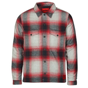 Camicia a maniche lunghe  HUGO  Enalu  Grigio -  Camicie a maniche lunghe Uomo