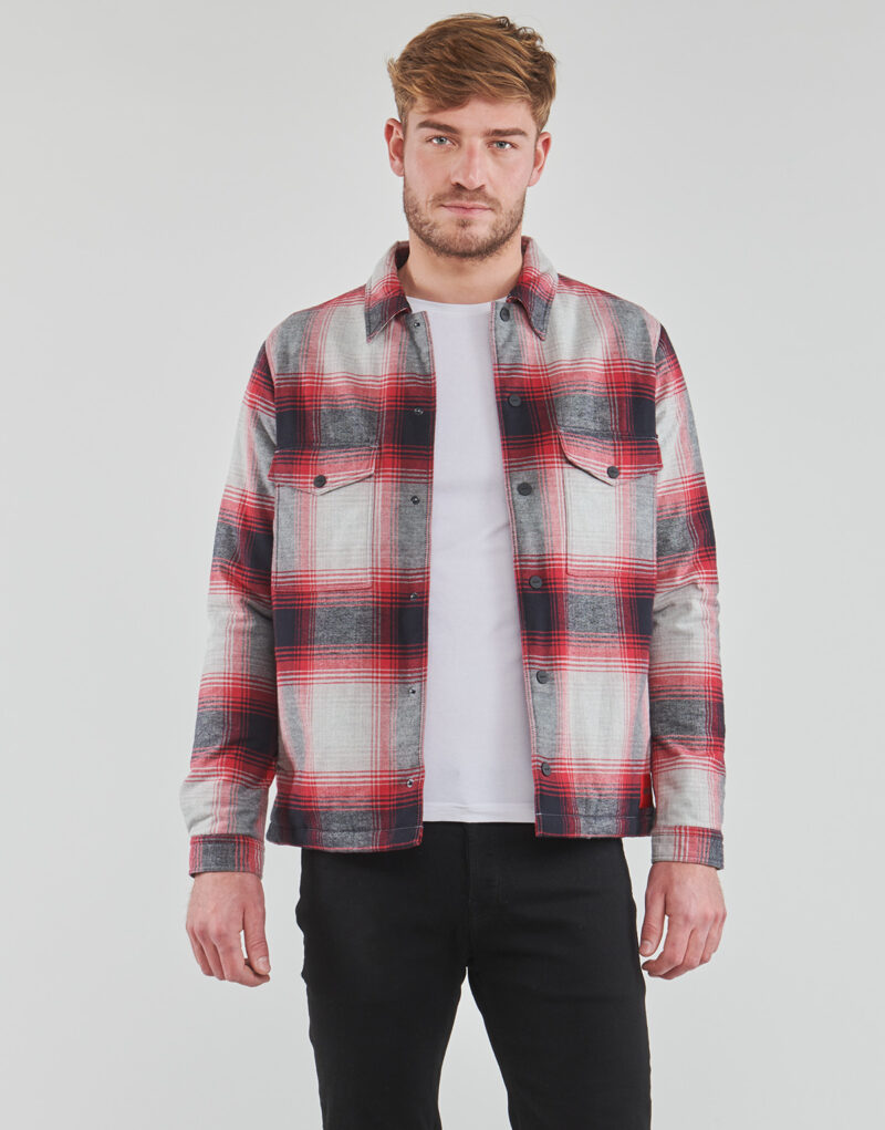 Lang&auml;rmeliges Shirt HUGO Enalu Herren-Langarmhemden, grau - 2