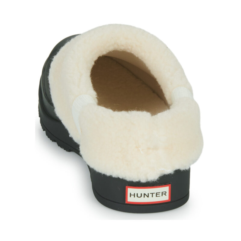Hunter Play Sherpa Schwarz Pantoletten Damen - 5