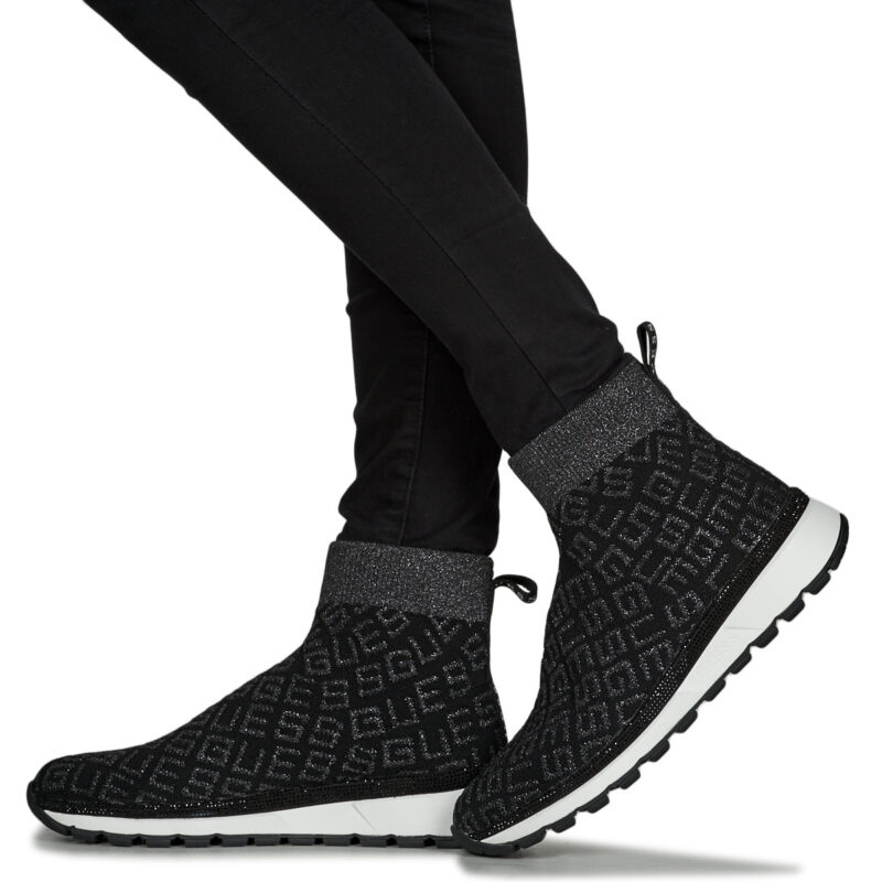 Guess Baskets montantes noires ZYLA pour femmes - Pointure 8