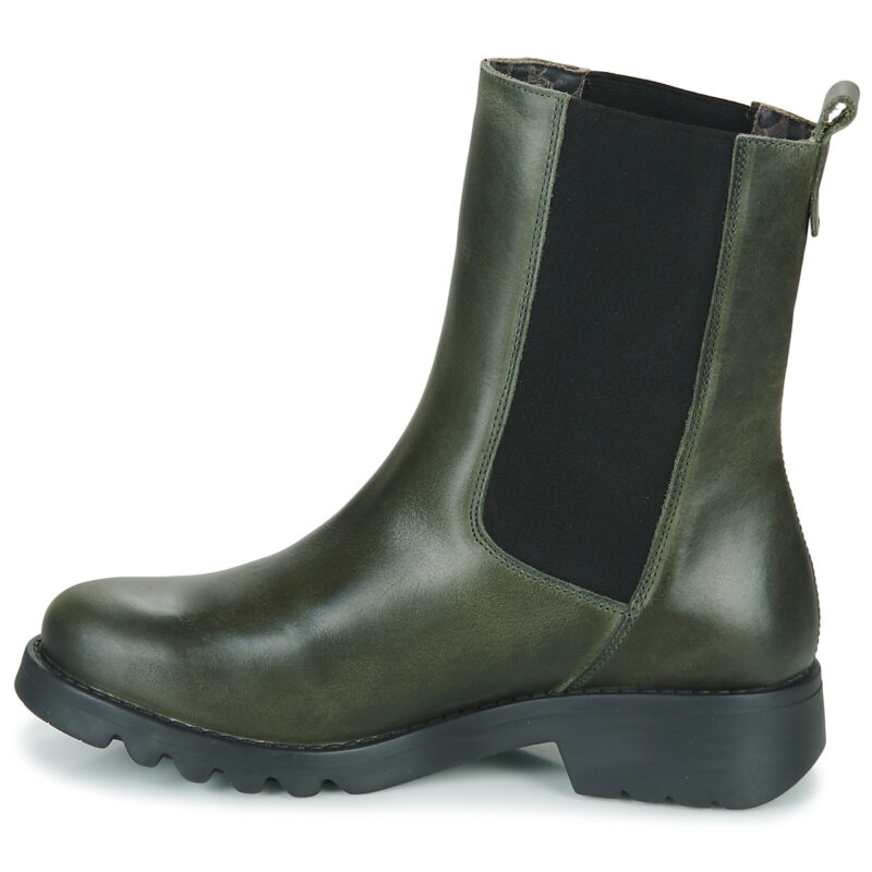 Fly London Bottines kaki pour femmes REIN - Pointure 4