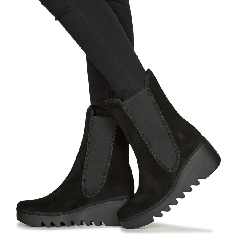 Fly London BLU LINE Schwarz Stiefel Frauen - 8