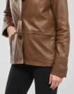 Giacca in pelle Oakwood NANCY Marrone Giacche in pelle Donna - 5