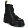 Dr. Martens JETTA SENDAL BLACK Nero Stivaletti Donna
