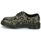 Dr. Martens 1461 Smooth Distorted Leopard Kaki Stivaletti Donna - 4