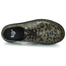 Dr. Martens 1461 Smooth Distorted Leopard Kaki Stivaletti Donna - 6