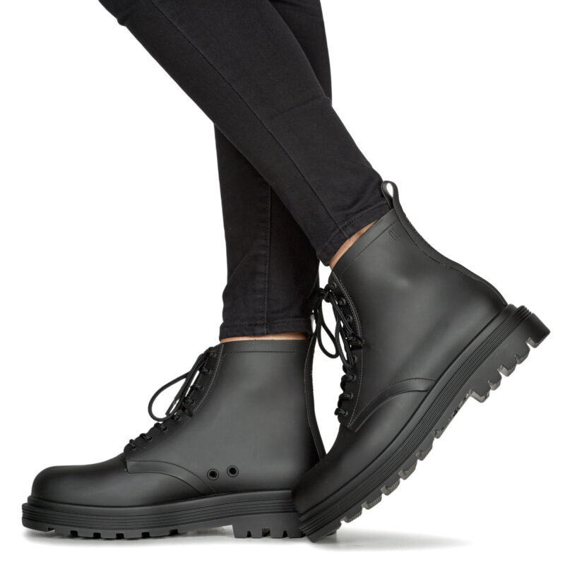 Melissa MelBotines negros para mujer Lissa Coturno Ad - Talla 8