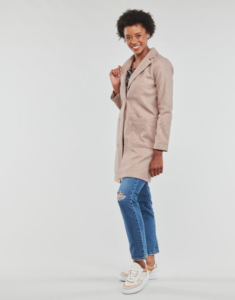 Kap JDY JDYHARMONY STRICKJACKE OTW ZHS Beige Mantelle Frau - 3