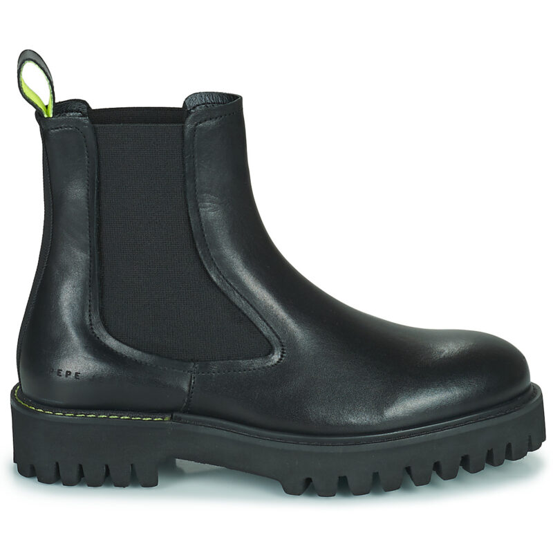 Pepe Jeans TRUCKER CHELSEA W Schwarze Damen-Ankle-Boots - Gr&ouml;&szlig;e 2