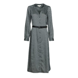 Abito   MICHAEL Michael Kors  MK LOGO TIE MIDI DRS  Nero -   Abiti Lunghi Donna