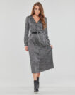 Dress MICHAEL Michael Kors MK LOGO TIE MIDI DRS Nero Abiti Lunghi Donna - 2