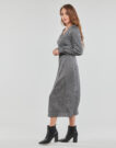 Dress MICHAEL Michael Kors MK LOGO TIE MIDI DRS Nero Abiti Lunghi Donna - 3