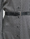Dress MICHAEL Michael Kors MK LOGO TIE MIDI DRS Nero Abiti Lunghi Donna - 5